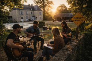 Résidence artistique avec studio d'enregistrement proche nevers au domaine Le Fournay